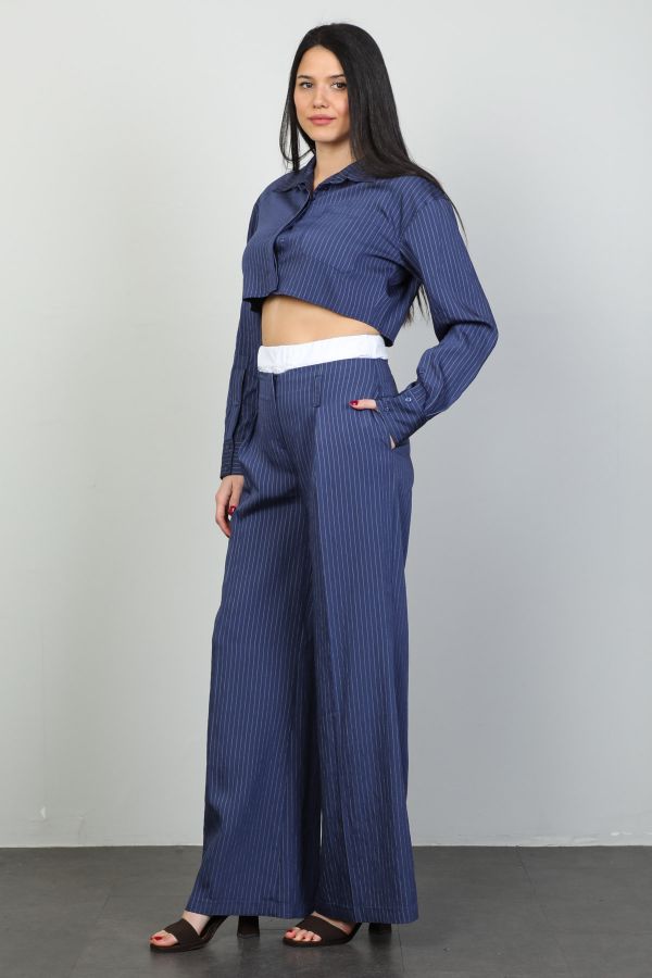 Picture of Bovona 0254 NAVY BLUE Women Suit