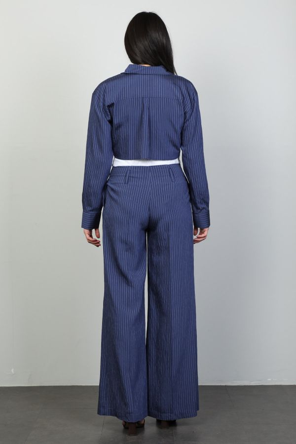 Picture of Bovona 0254 NAVY BLUE Women Suit