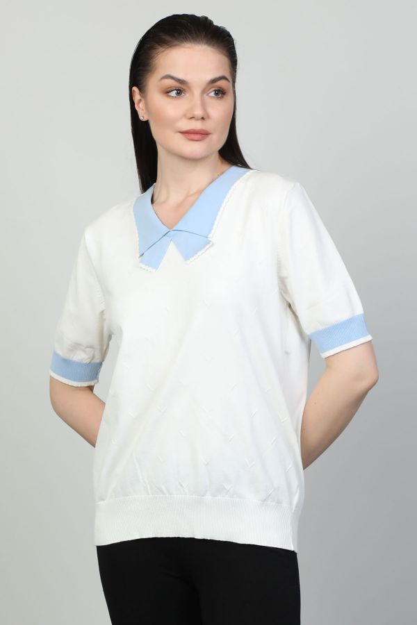 Picture of First Orme 2948 LIGHT BLUE Women Blouse