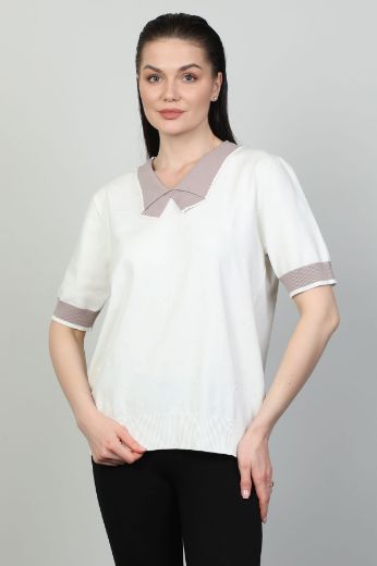 Picture of First Orme 2948 MINK Women Blouse
