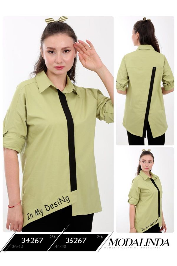 Picture of Modalinda 34267 YELLOW Women Blouse