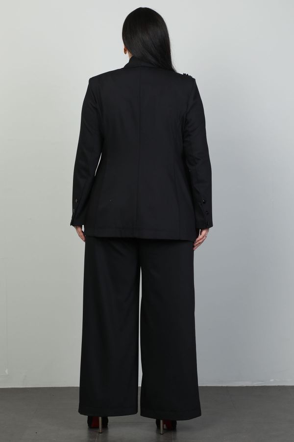 Изображение Dalida 47063xl ЧЕРНЫЙ Женский костюм  большого размера