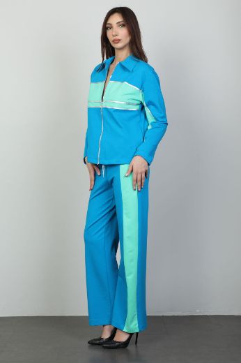 Picture of 4gKiwe MTKJ005 BLUE Women Suit