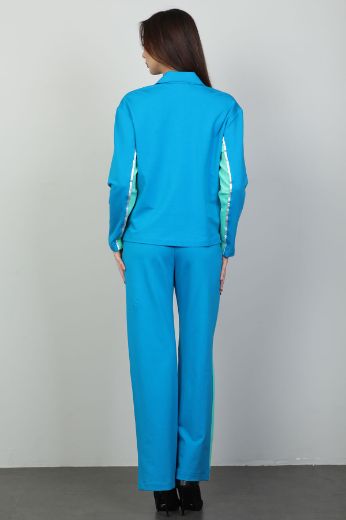 Picture of 4gKiwe MTKJ005 BLUE Women Suit