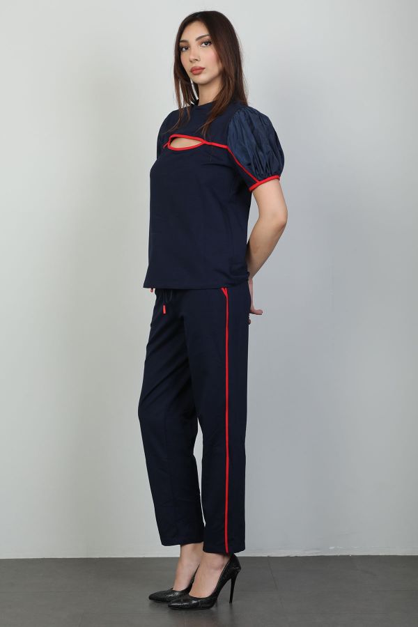 Picture of 4gKiwe MTKJ002 NAVY BLUE Women Suit