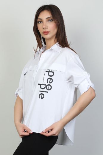 Picture of Modalinda 43195 ECRU Women Shirt