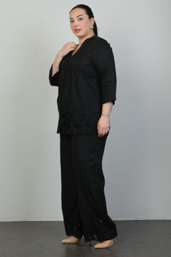 Picture of Arda Tex B205105xl BLACK Plus Size Women Suit