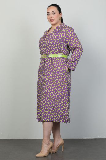 Изображение Roguee 24Y-2109xl ЛИЛОВЫЙ Женское платье большого размера 