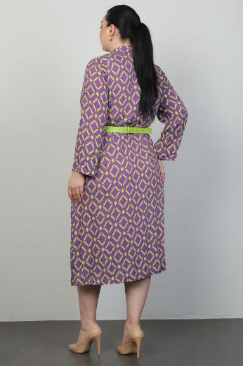 Picture of Roguee 24Y-2109xl LILAC Plus Size Women Dress 