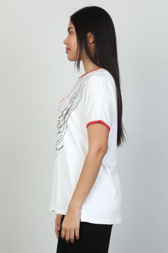 First Orme 262 KIRMIZI Kadın T-Shirt resmi