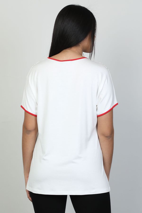 First Orme 262 KIRMIZI Kadın T-Shirt resmi