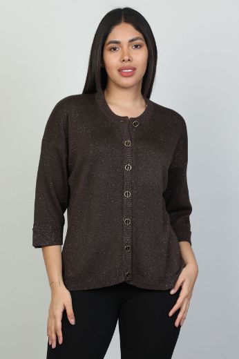 Picture of First Orme 2969 BROWN WOMANS CARDIGAN