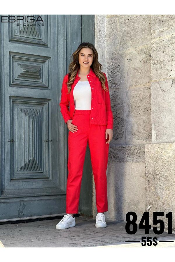 Picture of Espiga 8451 RED Women Suit