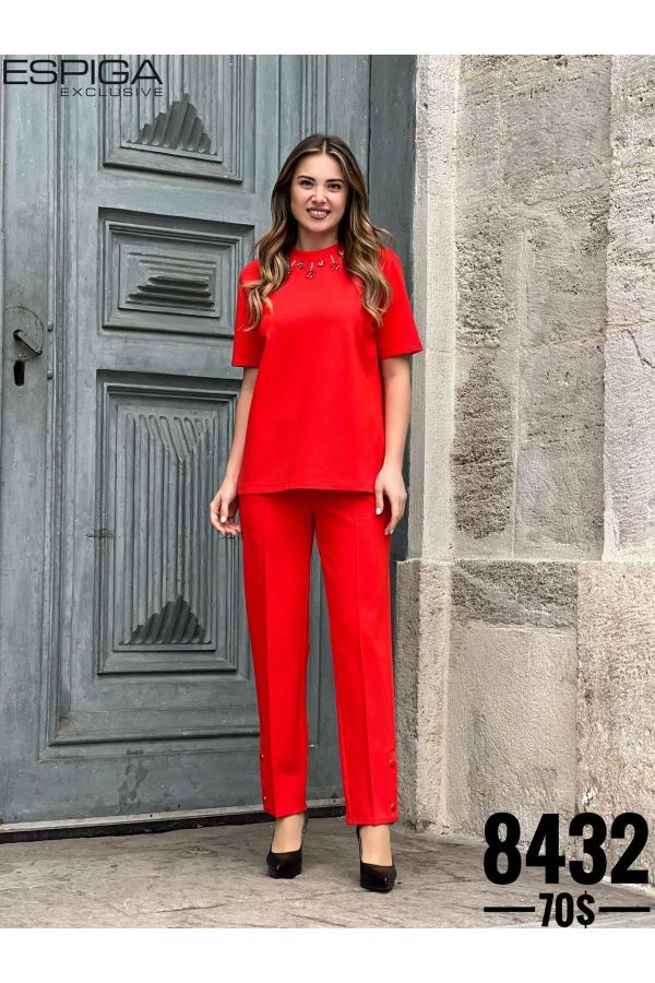 Picture of Espiga 8432 RED Women Suit