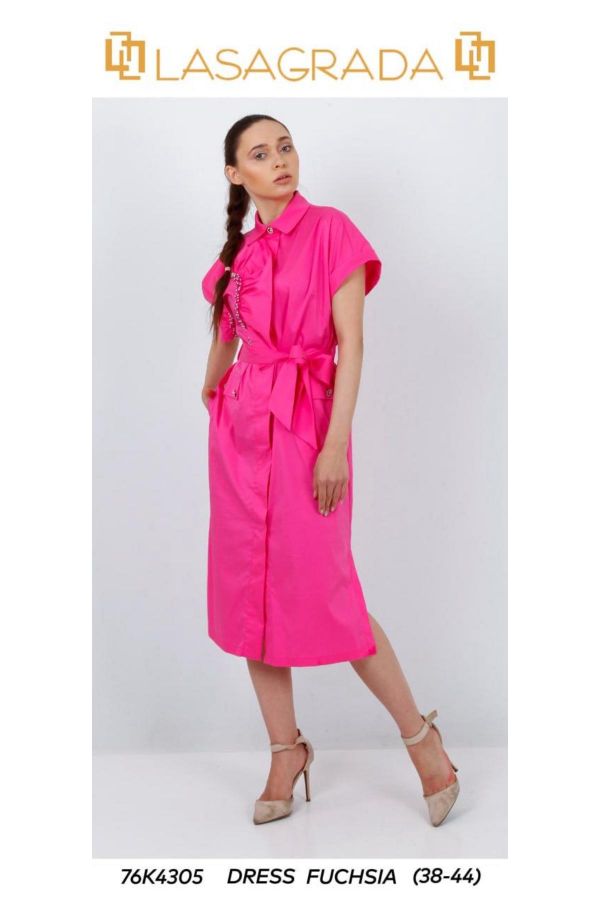 Picture of Lasagrada 76K4305 PINK Women Dress