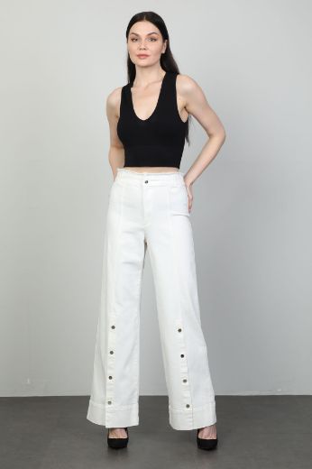 Picture of 4gKiwe MVJ009 ECRU Women's Trousers