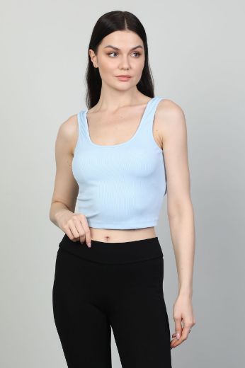 Picture of 4gKiwe MWJ005 LIGHT BLUE Women Blouse