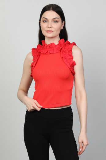 Picture of 4gKiwe MWJ013 RED Women Blouse