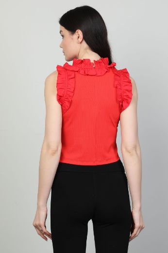 Picture of 4gKiwe MWJ013 RED Women Blouse