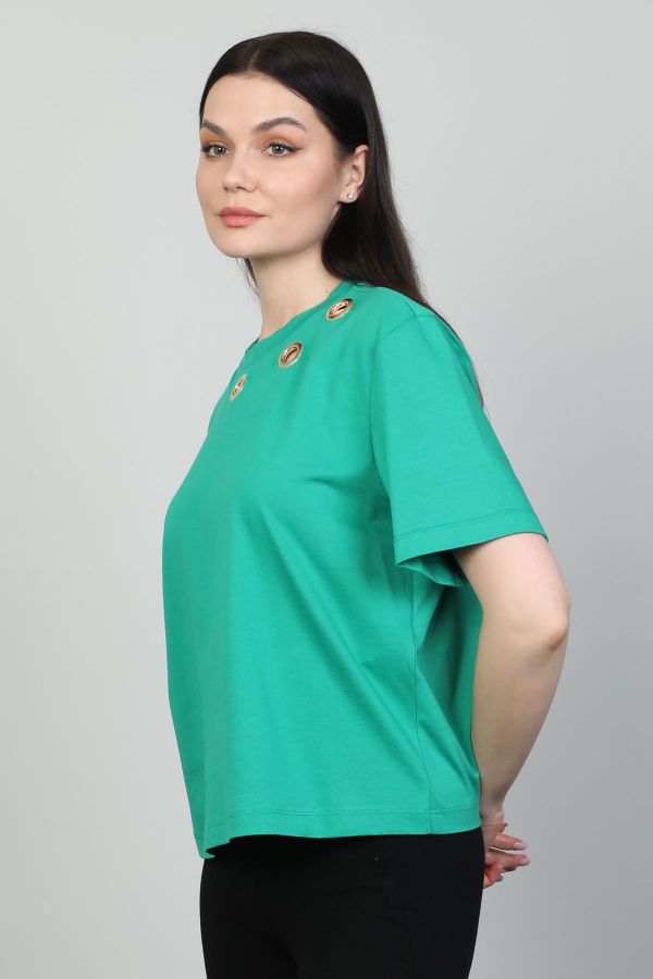 Picture of 4gKiwe MWJ012 GREEN Women Blouse