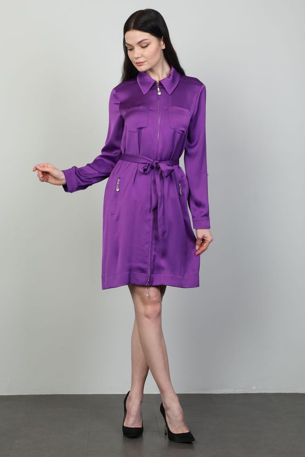 Picture of Lasagrada L64274 PURPLE Women Dress