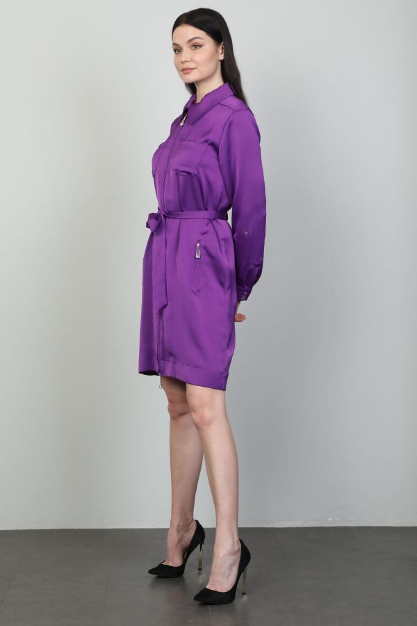 Picture of Lasagrada L64274 PURPLE Women Dress