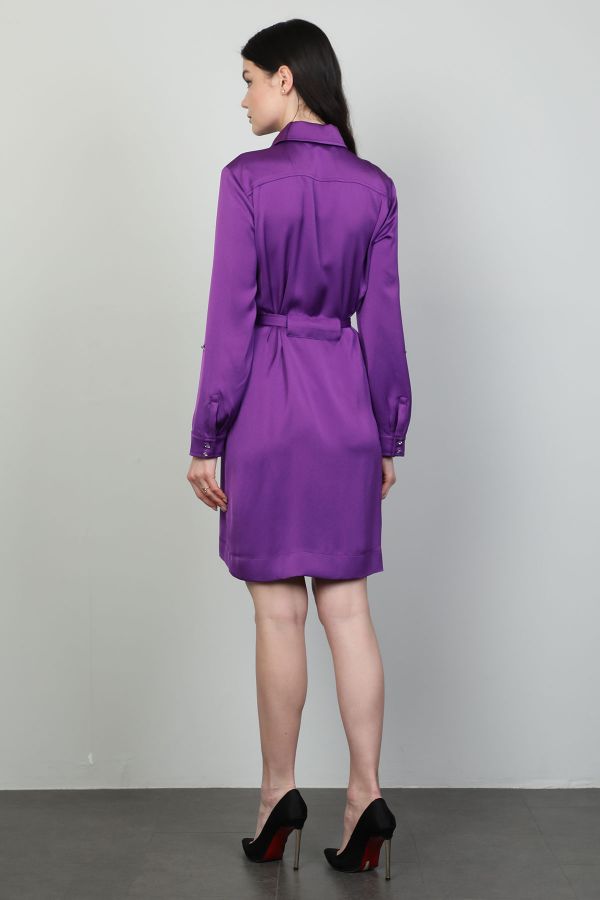 Picture of Lasagrada L64274 PURPLE Women Dress