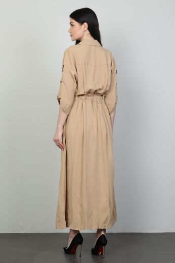 Picture of Lasagrada K4348 BEIGE Women Dress