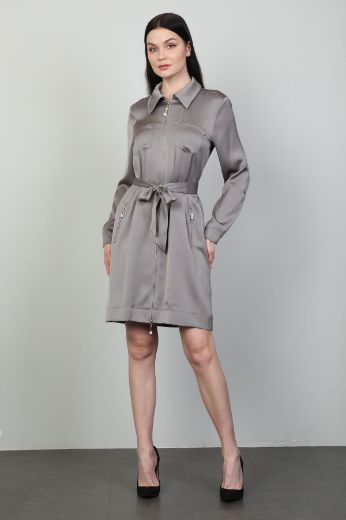 Picture of Lasagrada L64274 GREY Women Dress