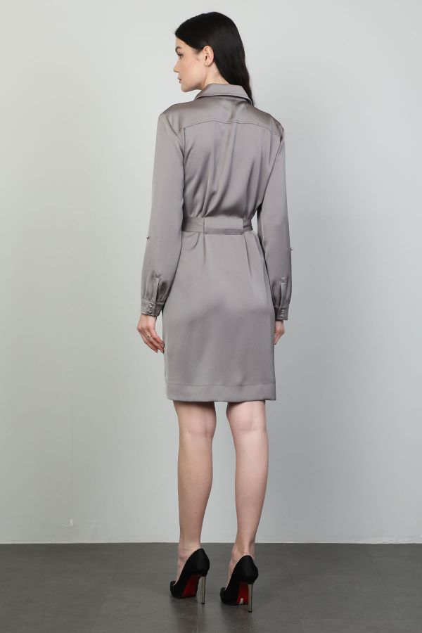 Picture of Lasagrada L64274 GREY Women Dress