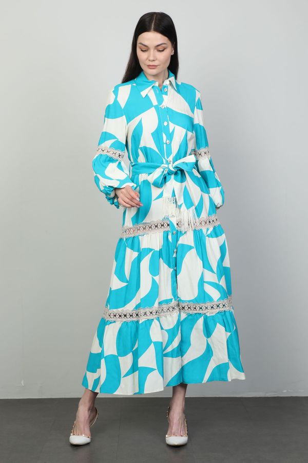 Picture of Lasagrada K4343 BLUE Women Dress