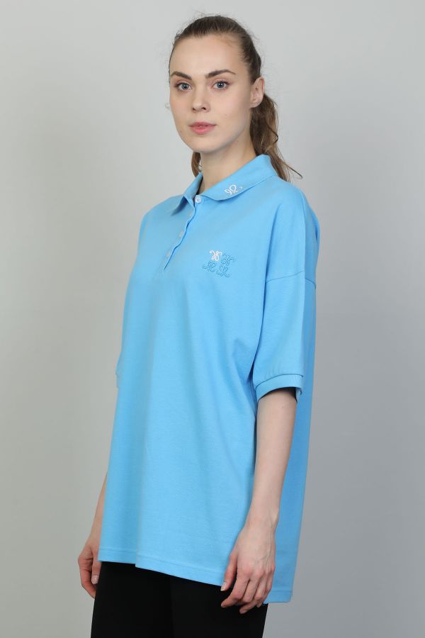 Picture of WFC AB-6031B BLUE Women T-Shirt