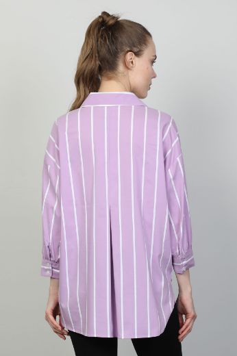 Picture of Modalinda 43250 PURPLE Women Shirt