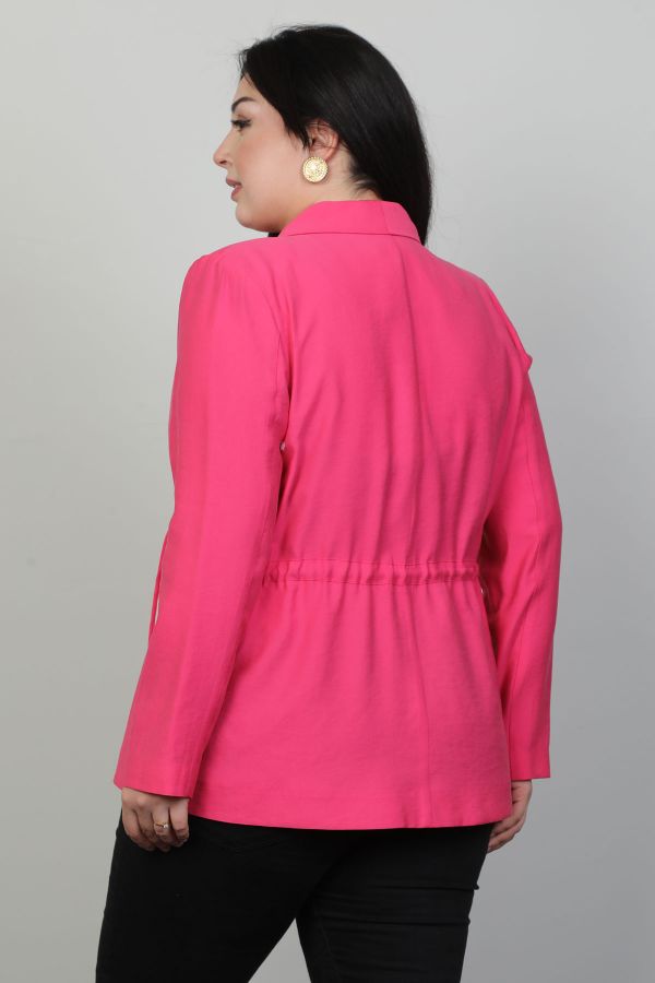 Picture of Fimore 8420-24xl FUCHSIA Plus Size Women Jacket 
