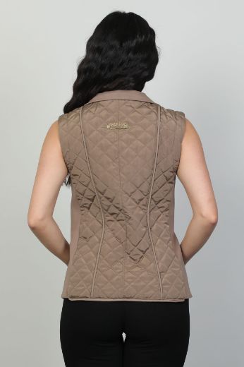 Picture of Lasagrada L11787 BROWN Women Vest