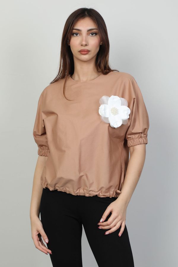 Picture of Mira Mia Y242003 BROWN Women Blouse