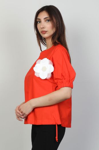 Picture of Mira Mia Y242003 RED Women Blouse