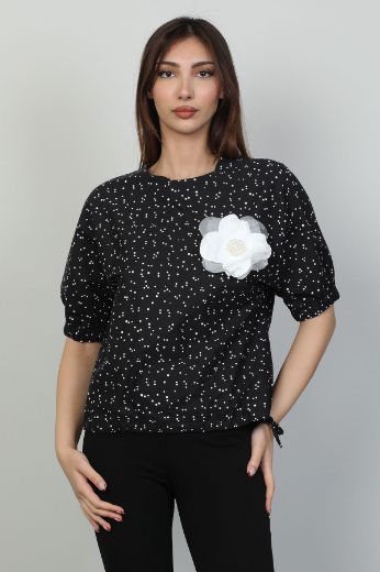 Picture of Mira Mia Y242004 BLACK Women Blouse