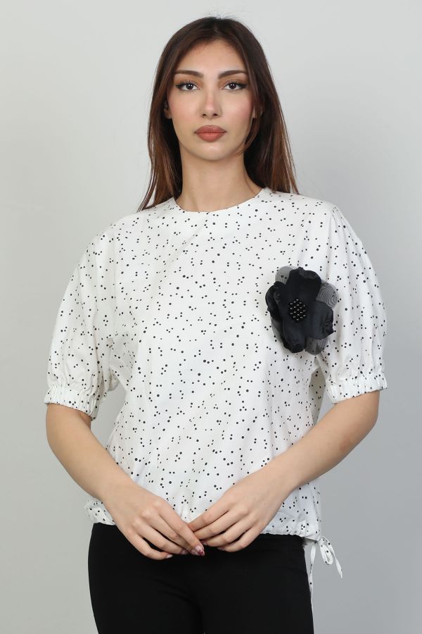 Picture of Mira Mia Y242004 ECRU Women Blouse