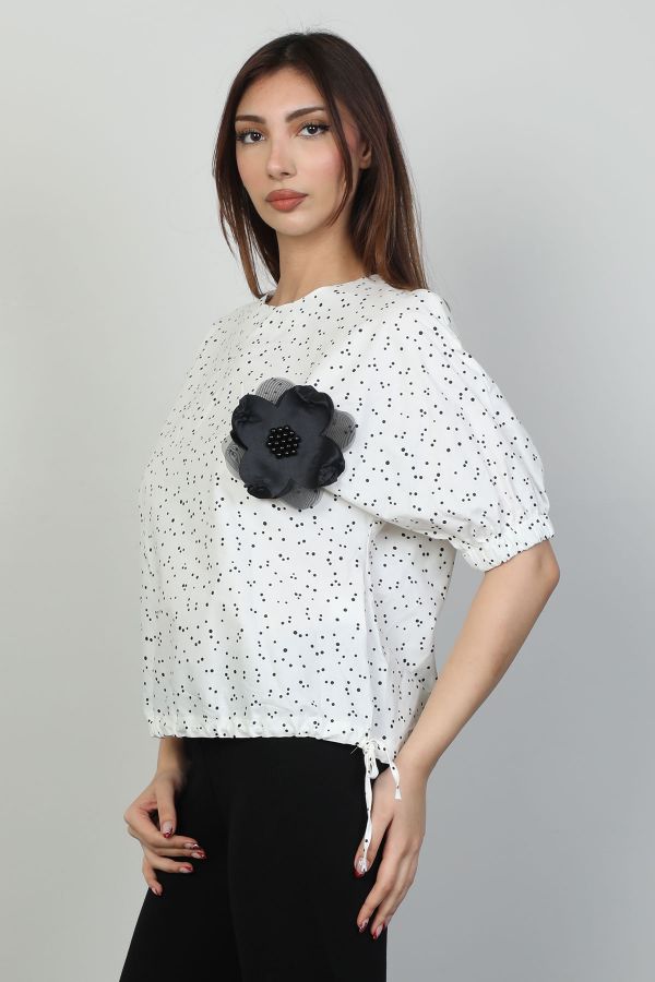 Picture of Mira Mia Y242004 ECRU Women Blouse