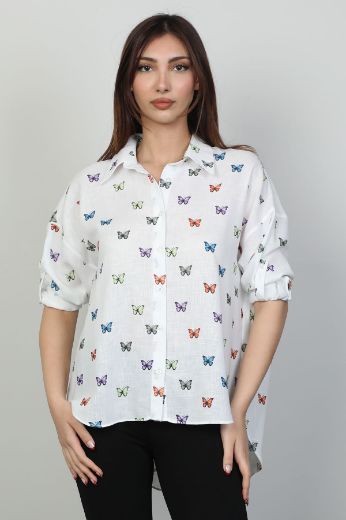 Picture of Modalinda 43291 ECRU Women Shirt