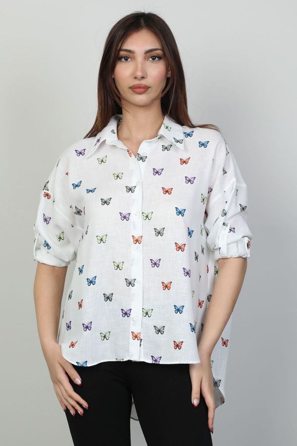 Picture of Modalinda 43291 ECRU Women Shirt