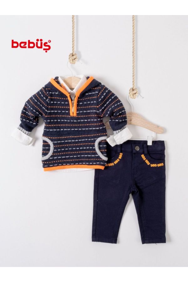 Изображение Bebüş 12682 апельсин Детксий костюм для младенцев