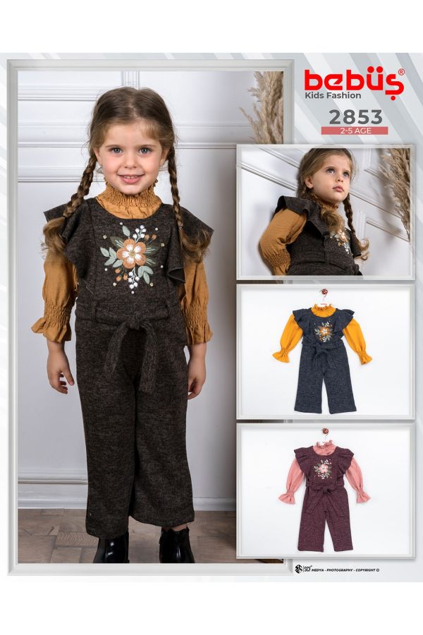 Изображение Bebüş 12853 БЕЖЕВЫЙ Детский костюм для девочек