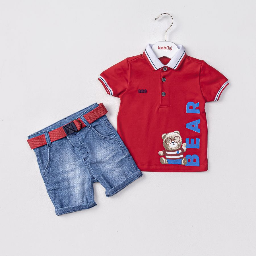 Picture of Bebüş 14455 RED Baby Suit