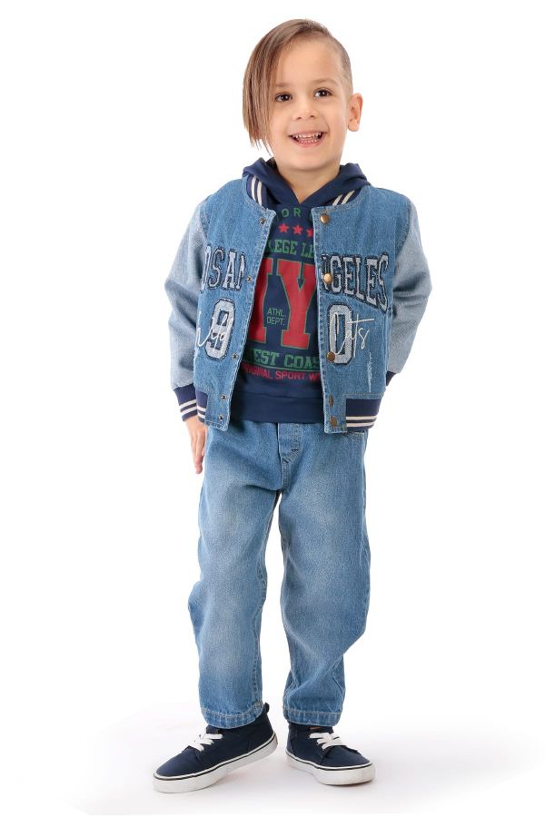 Изображение Jolly Pop 6421 ТЕМНО-СИНИЙ Детский костюм для мальчиков