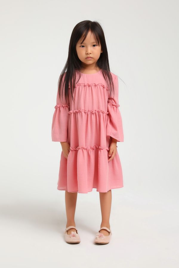 Picture of Lome Kids L11 PINK Girl Dress
