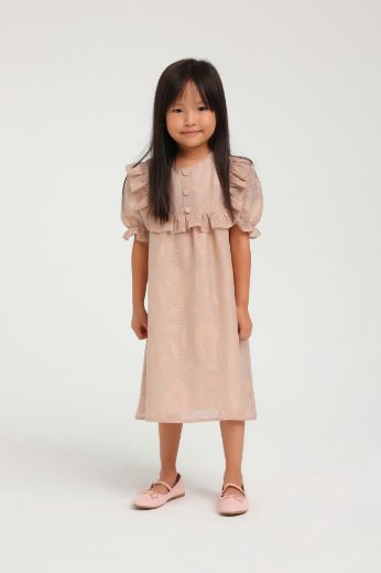 Picture of Lome Kids L09 BEIGE Girl Dress