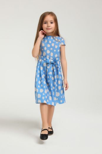 Picture of Lome Kids L34 BLUE Girl Dress