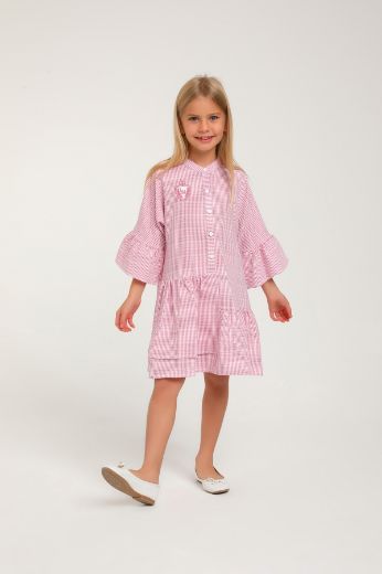 Picture of Lome Kids L04 PINK Girl Dress